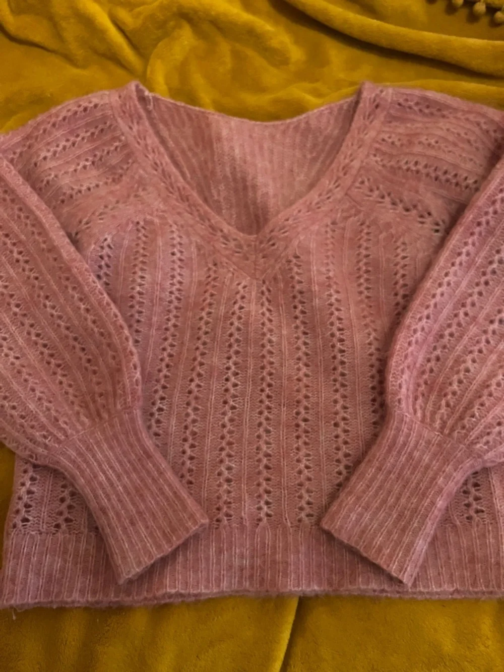 Sezane Rosa Sweater in Blush - Picture 3 of 4